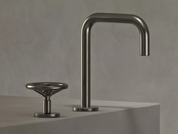 BROOKLYN - 2 hole countertop washbasin tap with aerator by The Watermark Collection - view 3